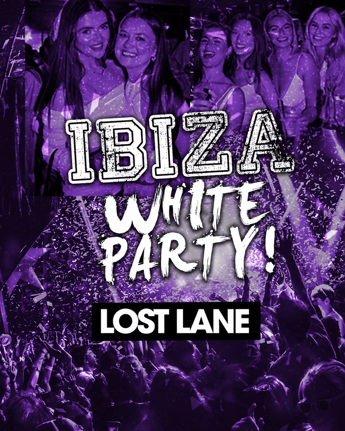 IBIZA WHITE PARTY @ Lost Lane - Over 18s - Dublin Freshers Week event image