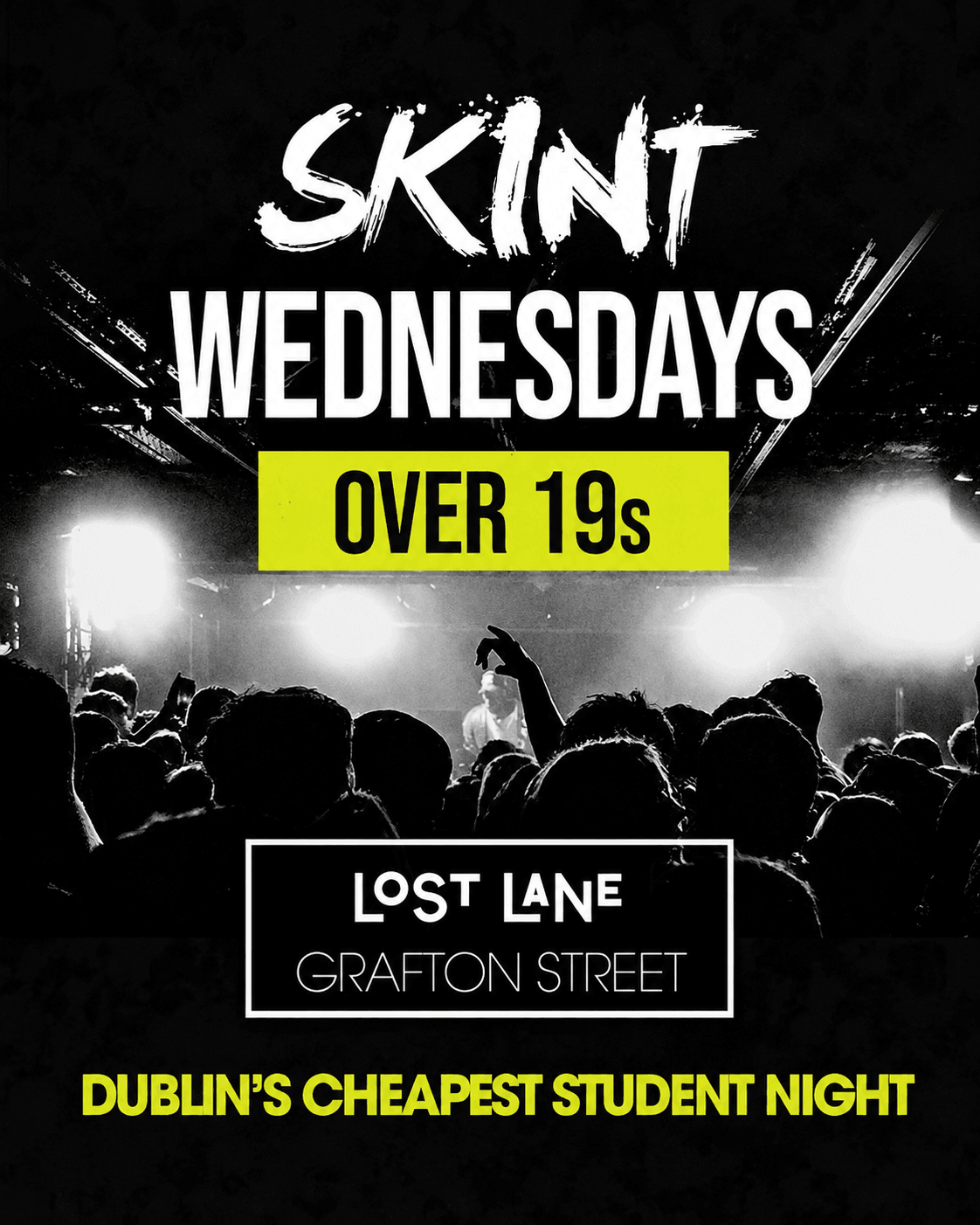 SKINT @ Lost Lane - Over 19s - 99c Tickets - Sept 9th event poster