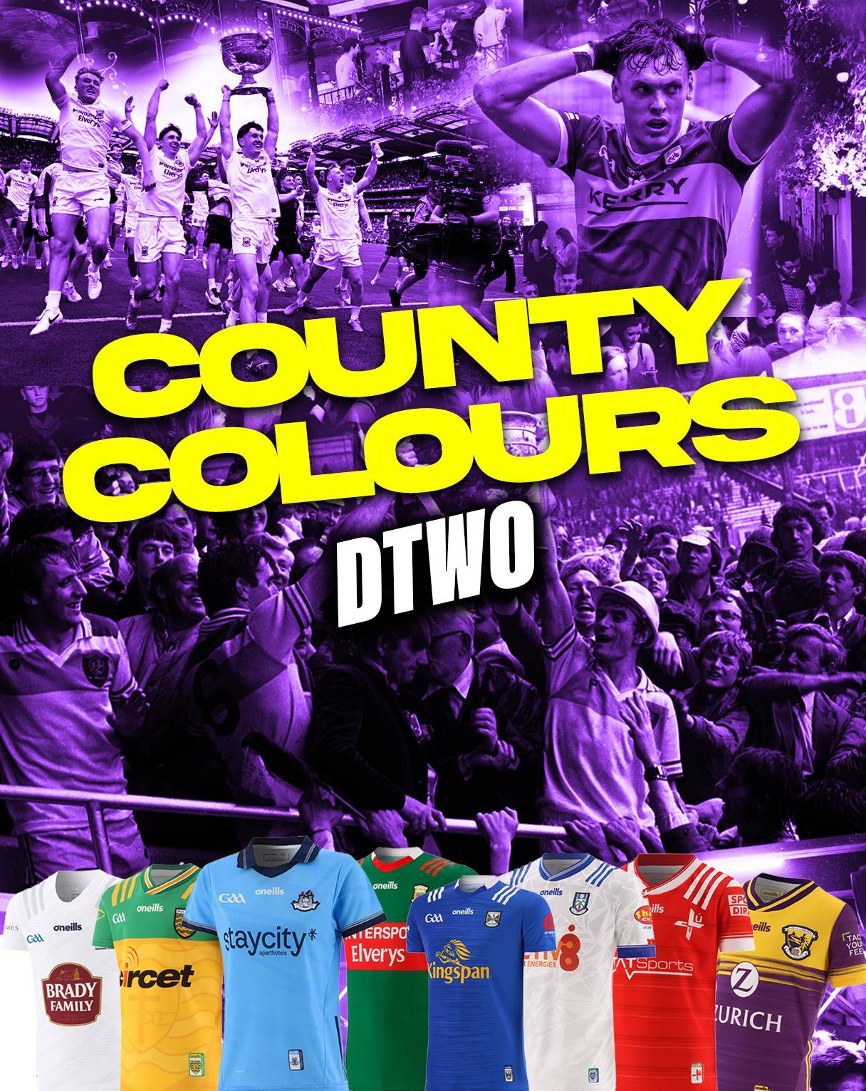 The Official County Colours Night @ Dtwo - Live Music & Craic event poster