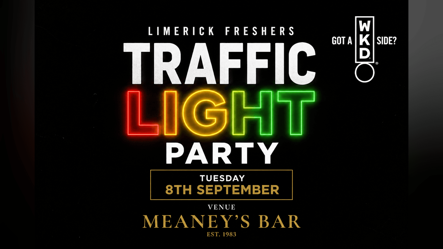 Limerick Freshers House Party 2026 - - Presented by WKD event image